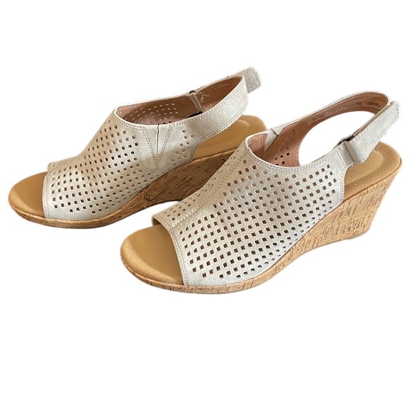 Rockport Shoes - NWOT Rockport truTECH Briah Slingback Cork Wedge Sandals